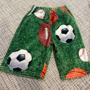 Kids Sports Theme Fleece Pants